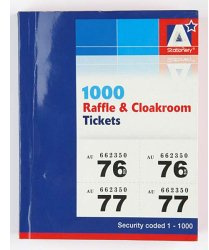 Anker International Stationary 1-800 Cloakroom Ticket