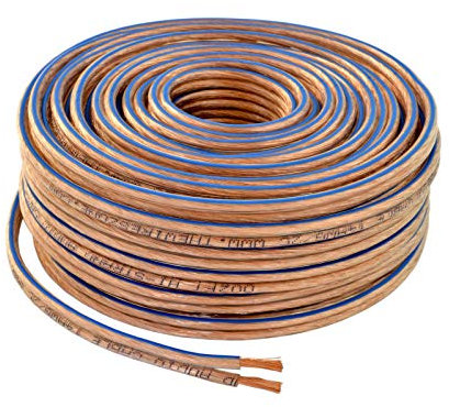 THE WIRES ZONE SW14-25 SPEAKER WIRE FOR CAR OR HOME 14 GAUGE 25 FT
