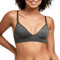 Hanes Women's Convertible Seamless Wire Free Bra, Gravel Grey Heather, Small