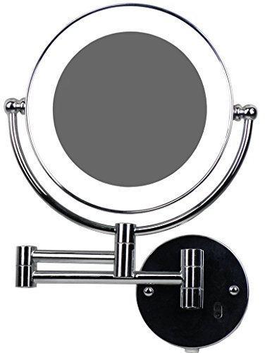 LOYWE LED Beleuchtet wunderschöne Kosmetikspiegel 1+10Fach (3cm extra dick) hochwertig LWW58-10