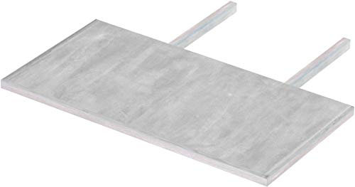Ansteckplatten Set 50x100 Beton Rio Classico oder Rio Kanto Pinie Massivholz Echtholz Größe & Farbe wählbar für Esstisch 2X Tischverlängerung Tisch Erweiterung ausziehbar Brasilmöbel