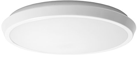 GE Lighting Indoor LED Flush Mount Ceiling Fixture, 60-watt Replacement), 9-Inch, Direct-Wire, Soft White, 1-Pack (33741)