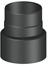 Ofenrohr-Übergangselement Reduzierung von Ø 180 auf Ø 150 mm, schwarz