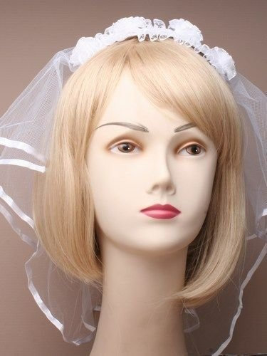 Braut Kopfschmuck mit Schleier net