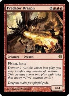 Magic The Gathering - Predator Dragon - Fragmentos de Alara - Lámina