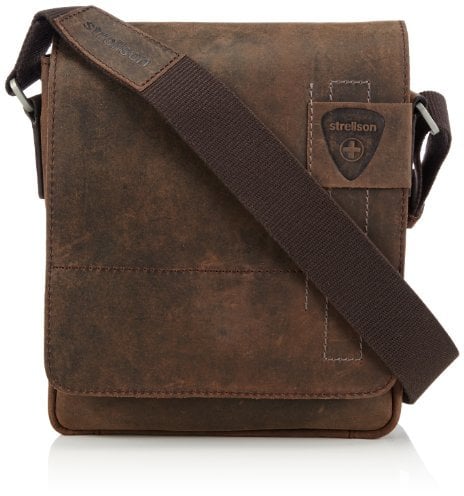 Strellson Herren Schultertasche Richmond Tasche aus Leder