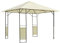 Outsunny 3 x 3 Meters Patio Garden Metal Gazebo Marquee Steel Frame with Canopy Awning Tent Water Resistant Cream
