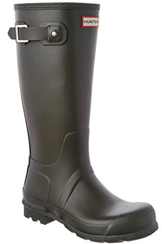 Hunter Herren Gummistiefel, Dunkles Olive, 44 EU