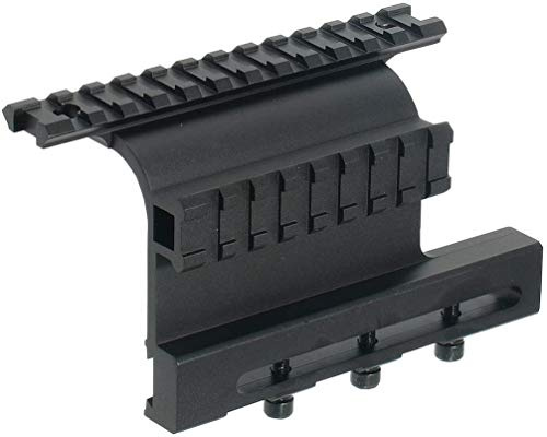 UTG Unisex – Erwachsene Gen 3 Double Rail Side Mount AK Seitenmontage, Schwarz, Einheitsgröße EU