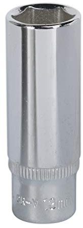 Sealey Sp1413D Walldrive Socket 13Mm Deep 1/4Sq Drive Fully Polished