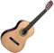 Classic Cantabile AS-851 4/4 Konzertgitarre Natur (Akustikgitarre, geeignet für Kinder im Alter ab 12 Jahren, Bundmarkierung, Nylonsaiten)