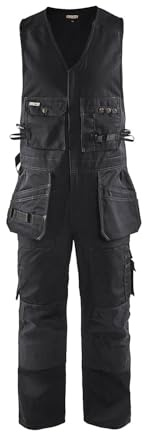 Blaklader 26501860 ÄRMELLOSE OVERALLS, Schwarz, grootte C146