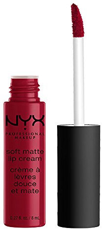 NYX Professional Makeup Pintalabios Soft Matte Lip Cream, Acabado cremoso mate, Color ultrapigmentado, Larga duración, Fórmula vegana, Tono: Monte Carlo