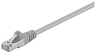 Goobay 95546 CAT 5e Patch Cable, SF/UTP, Grey, 1.5 m Length