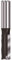 ENT 10508 Nutfräser VHW, Schaft (S) 12 mm, Durchmesser (D) 5 mm, NL 20 mm, SL 40 mm, GL 66 mm, mit VHW Grundschneide