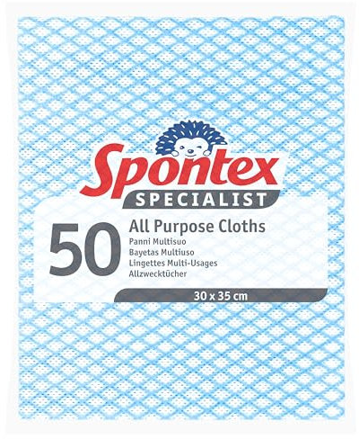 Spontex, Specialist-Allzwecktücher, Blau, 50 Stück