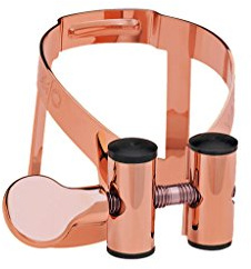 Vandoren LC54PGP M|O Ligature and Plastic Cap for Bass Clarinet; Pink Gold