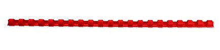 GBC Dorsi plastici 21A 16mm 100pz - Rosso - 4028660