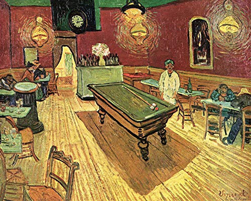 1art1 Vincent Van Gogh Poster Das Nachtcafé An Der Place Lamartine In Arles, 1888 Kunstdruck Bild 50x40 cm