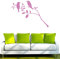 INDIGOS UG WANDTATTOO w436 Birds Plant Wall Sticker 96 x 68 cm Lilac - Decoration Window Film - Wall Sticker - Children's Room Living Room Bedroom Kitchen Bathroom Office Hotel