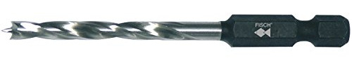Fish Wooden Spiral Drill Bit with 1/4-Inch Bit Shank Drill – 013BE03, 013BE0400