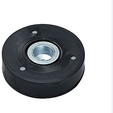 Magnetsystem gummiert, Ø 43x12,5mm, mit Bohrung Haftkraft 26 kg