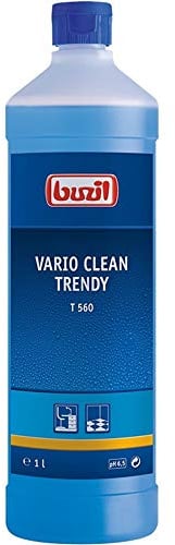 Buzil Allzweckreiniger Vario Clean Trendy T560: Materialschonender Kunststoffreiniger mit frischem Duft, blau, 1 Liter