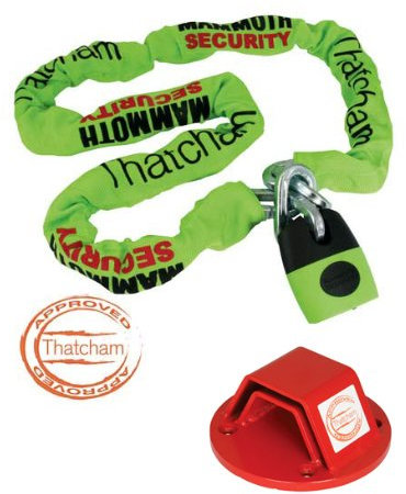 Thatcham Approved Device Chain Lock 1.2m + Thatcham Ground Anchor