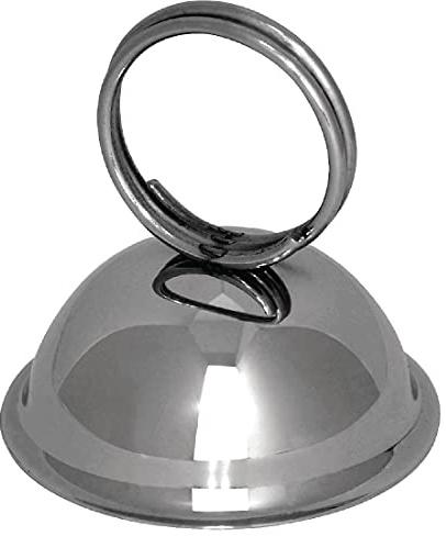 Olympia Menühalter Edelstahl mit Ring