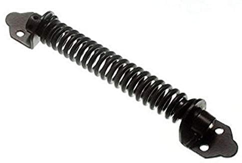 Carlisle Brass SELF CLOSING GATE SPRING, Black, Brass Finish, Residential Gate Hardware