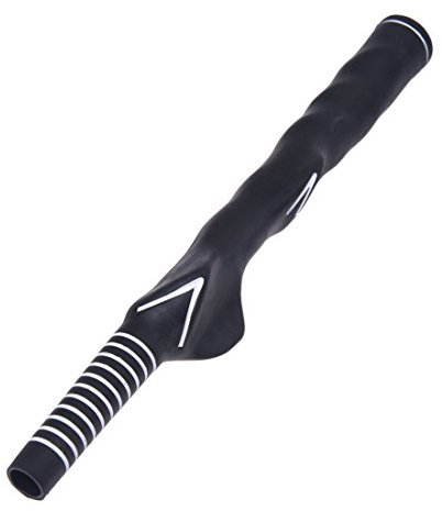 traderplus Right-Handed Golf Swing Training Grip Trainer, Black
