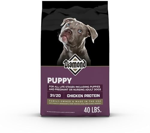 Diamond Puppy High Protein Dry Dog Food, Chicken Protein, 40lb