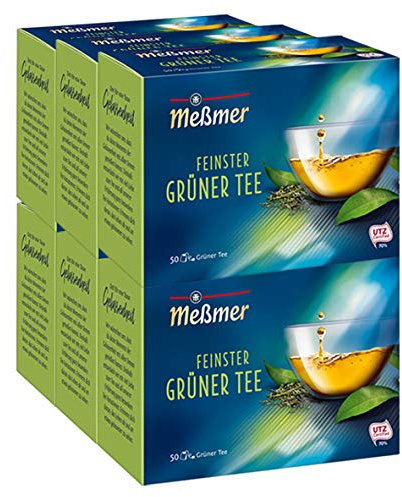Meßmer Grüner Tee 50 Teebeutel - 6 Packungen