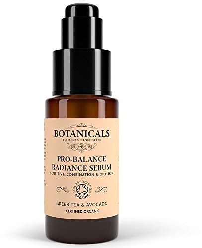 Botanicals Certified Organic Facial Serum - Mandarin & Chamomile, Best Anti Aging, Nourishing, Healing Properties for Face & Neck to Prevent Premature Ageing in Normal or Sensitive Skin (30ml)