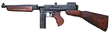 Denix Replica Kavallerie Thompson M1A1 mit Stabmagazin Mafia Maschinengewehr USA 1928