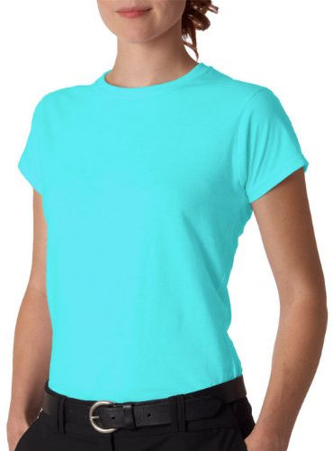 GILDAN Women's Vest Top Blue Sky Medium