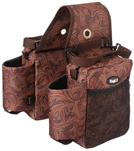 Tough 1 Printed Saddle Bag Brown Tooled