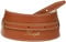 Klondyke Cradle Style Leather Banjo Strap with Sheepskin Pad - Tan