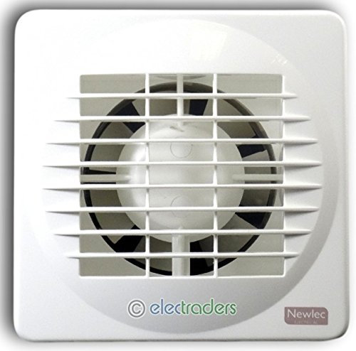 Newlec NL880H 4/100mm Axial Extractor Fan with Pull Cord & Humidistat