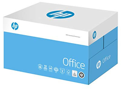 HP Kopierpapier Office Chp 120 - 80 g, A3, 2500 Blatt (5x500), matt, weiß - Allround Kopierpapier für Büro