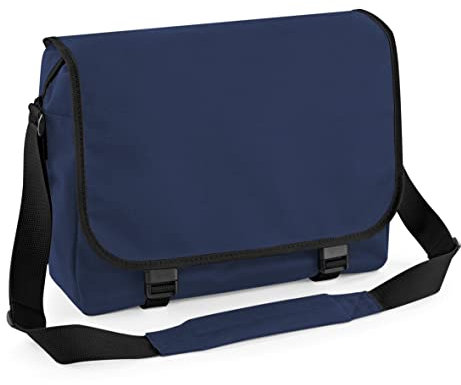 BagBase Unisex BG021FNAV Messenger Bag, French Navy, Größe M