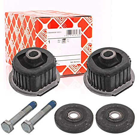 febi bilstein 06676 Achskörperlagersatz mit Schrauben, 1 Stück | Kompatibel mit: CHRYSLER CROSSFIRE, CROSSFIRE Roadster, MERCEDES-BENZ 124 Coupe, 124 Stufenheck, 124 T-Model, 190, C-CLASS