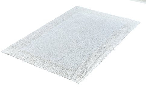 Kleine Wolke 7142114225 Badteppich Cotone, 70 x 120 cm, schneeweiß