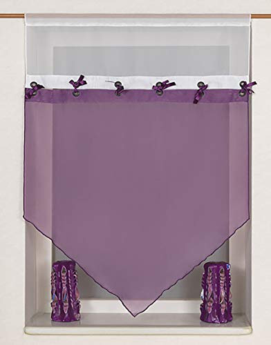 Startex 2192 60 x 90 cm Kuvertstore, weichfließendes Voilegewebe, Flieder, 60 cm x 90 cm