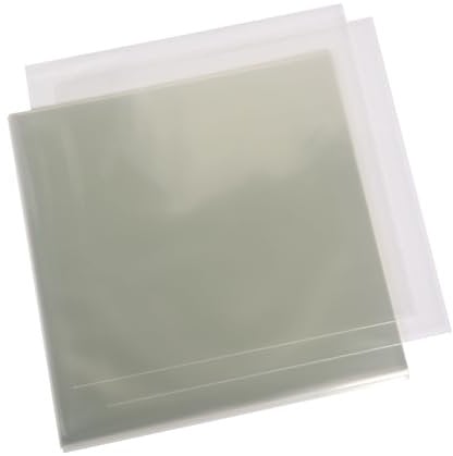 Mari-Medienverpackungen LP Hüllen 12 glasklar Schutz für Vinyl Langspielplatten (100 St.) 325 x 325 x 0,100 die auch für Doppelalbum CPP Folie