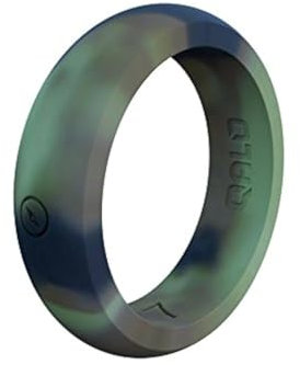QALO fca09 Damen Kompass Camo Silikon Ring, WMNS Compass Camo-FCA08, Camouflage