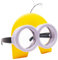 Sun-Staches Minion Mask Goggles - Gelbe, Runde Minion-Brille mit UV400-Schutz - Spaß für Kinder und Erwachsene - Einheitsgröße - Sofortiger Partystarter