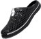 SAGUARO Uomo Donna Spiaggia Traspirante Pantofole Leggero Flessibile Estate Sandali Anti-scivoloso Unisex Clogs Piscina Slippers 38EU Nero