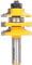 Yonico 12120 Classical Ogee Stacked Rail and Stile Router Bit 1/2-Inch Shank