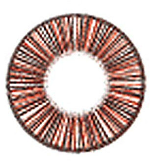 Matlens – EOS Farbige Kontaktlinsen ohne Stärke rot red Big eyes LINE 2 Linsen 1 Kontaktlinsenbehälter 1 Pflegemittel 50ml FBA